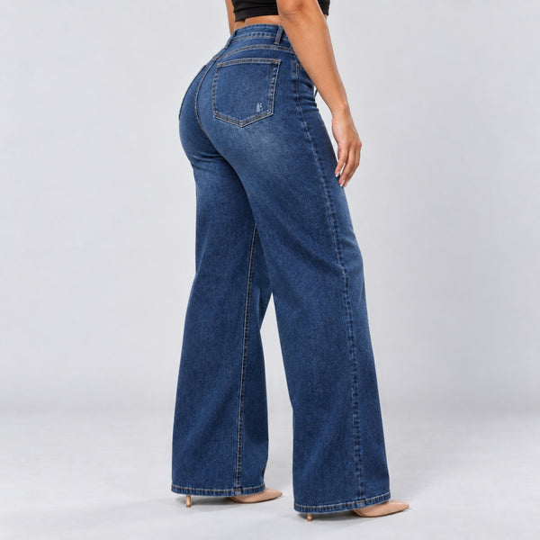 Dark Blue jeans, Side view