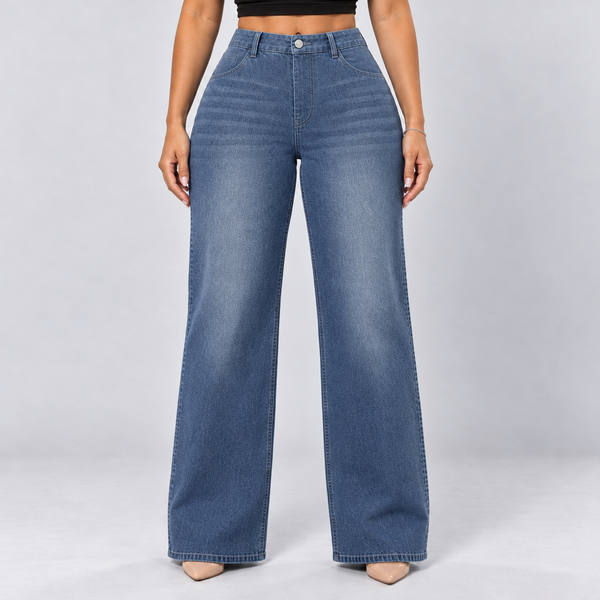 Light Blue jeans, Front view