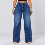 Dark Blue jeans, Front view