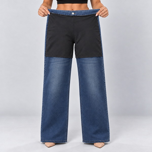 Medium Blue jeans, Shaping shorts inside