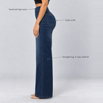 Dark Blue jeans, Side view