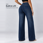 Dark Blue jeans, Built-in lift